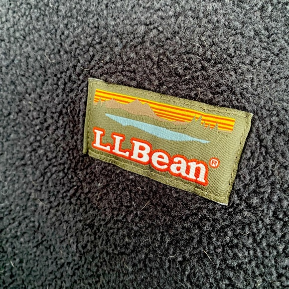 L.L. Bean Blue Fleece Pullover Sweatshirt - Picture 2 of 4